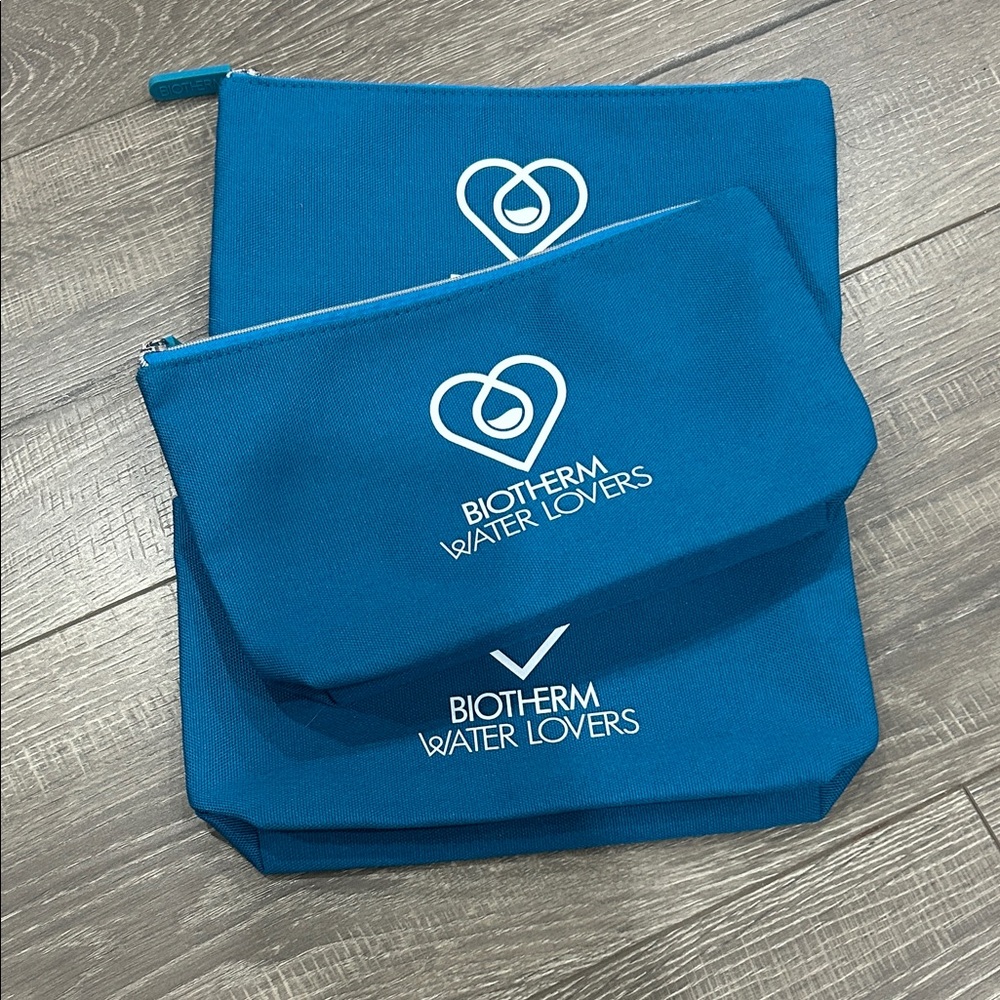 3/$15 Biotherm cosmetics pouches